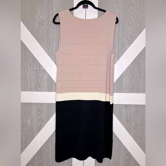 024. Anne Klein Colorblock Sleevele Dress size XL - Picture 2 of 7